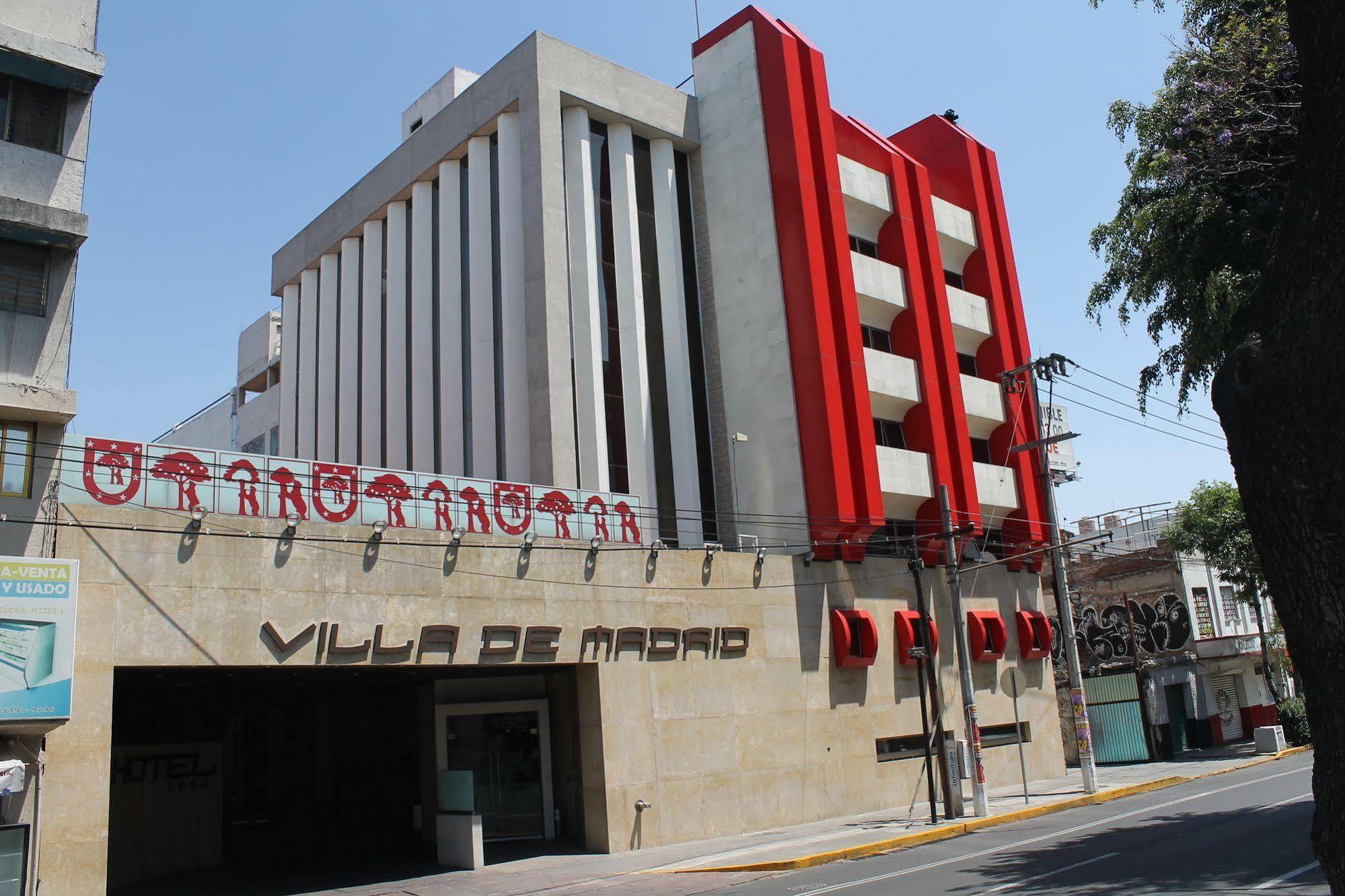 Hotel Villa De Madrid مدينة مكسيكو المظهر الخارجي الصورة